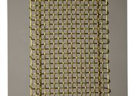 SS 316 Woven Copper Wire Mesh Screen 2mm diameter Edge Wrapped