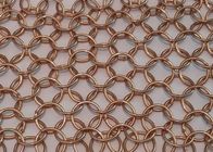 5mm Decorative Metal Ring Mesh / Chain Mail Curtain SS316