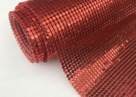 Aluminium Metallic Sequin Fabric Curtain Panels 4mm 8mm Customized