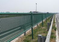 Highway Security Expanded Metal Mesh Fence PVC Coated 2.0m Width 2.5m Height