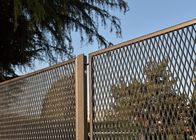 Highway Security Expanded Metal Mesh Fence PVC Coated 2.0m Width 2.5m Height