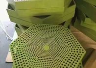 Stainless Steel Decorative Perforated Sheet Metal Hexagonal 10mm Hole 3.5m Width