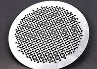 Customized Perforated Metal Disc OD 50mm Stainless Steel Wire Cloth Discs 0.6mm Thick