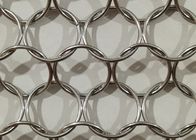 12m width Metal Mesh Ring Curtains 304 Stainless Steel Ring Mesh wearproof