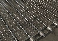 4m Length Conveyor Wire Belt / Eye Link Belt SS304 For Fish Drying