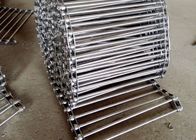 Stainless Steel 304 Wire Mesh Conveyor Belt 30cm Width 10m Length