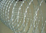Electro Galvanized Razor Barbed Wire BTO 22 700MM Coil