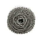 8x6cm 410 Stainless Steel Wool Wire Cleaning Ball Kitchen Scourer