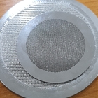 Sus316l 10 Micron Sintered Porous Disc Filter 2.0mm Thickness Dia 90mm
