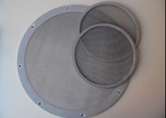 Polished Wire 304 Stainless Steel Mesh Filter Discs 250mm Diameter Wear Proof