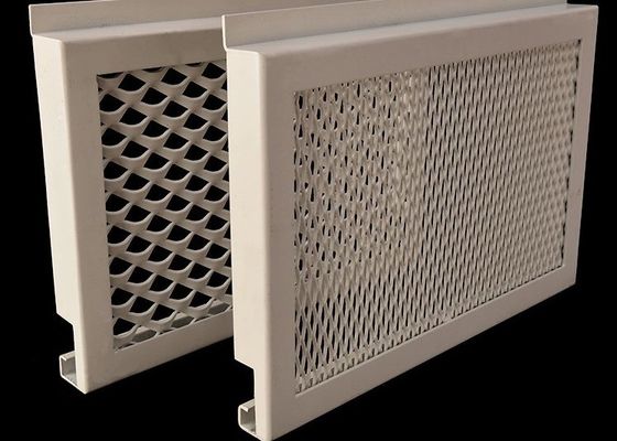 Customized Expanded Metal Mesh Cladding / Decorative Wire Mesh Panels