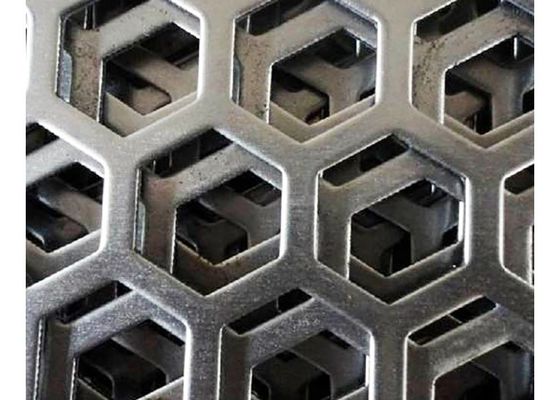 5mm Thick 304 Hexagonal Stainless Steel Perforated Metal Mesh Sheet 4.0m Length