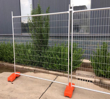 Trapezoidal Portable Temporary Fence Galvanized Windproof Fence Panels Heat Treated