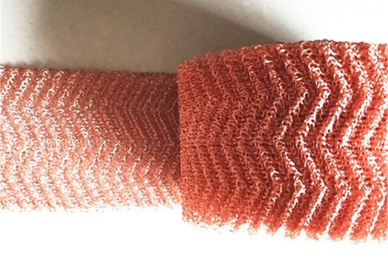 Pest Control Copper Knitted Mesh 500mm Width 10m Length Wear Resistance