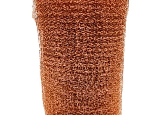 Pest Control Copper Knitted Mesh 500mm Width 10m Length Wear Resistance