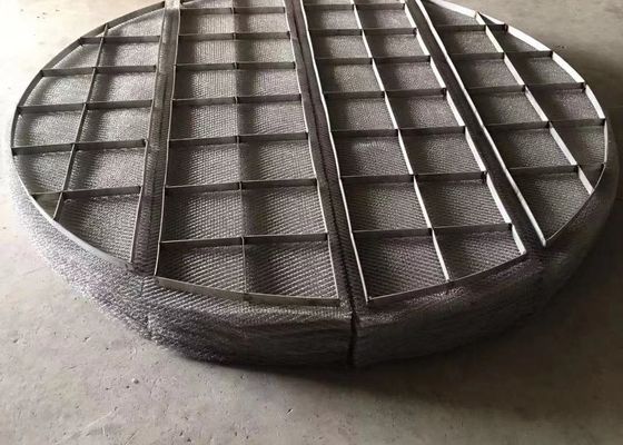 SS304 Demister Knitted Wire Mesh 80mm Width Corrugated Type