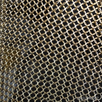 Architectural Woven Partitions Decorative Metal Mesh Panels 316 Stainless Steel