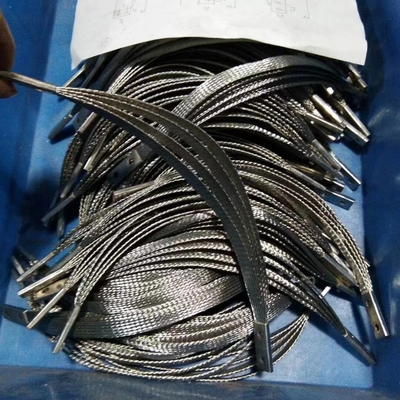 Flat Flexible Bare 3.5mm Braided Stainless Steel Wire